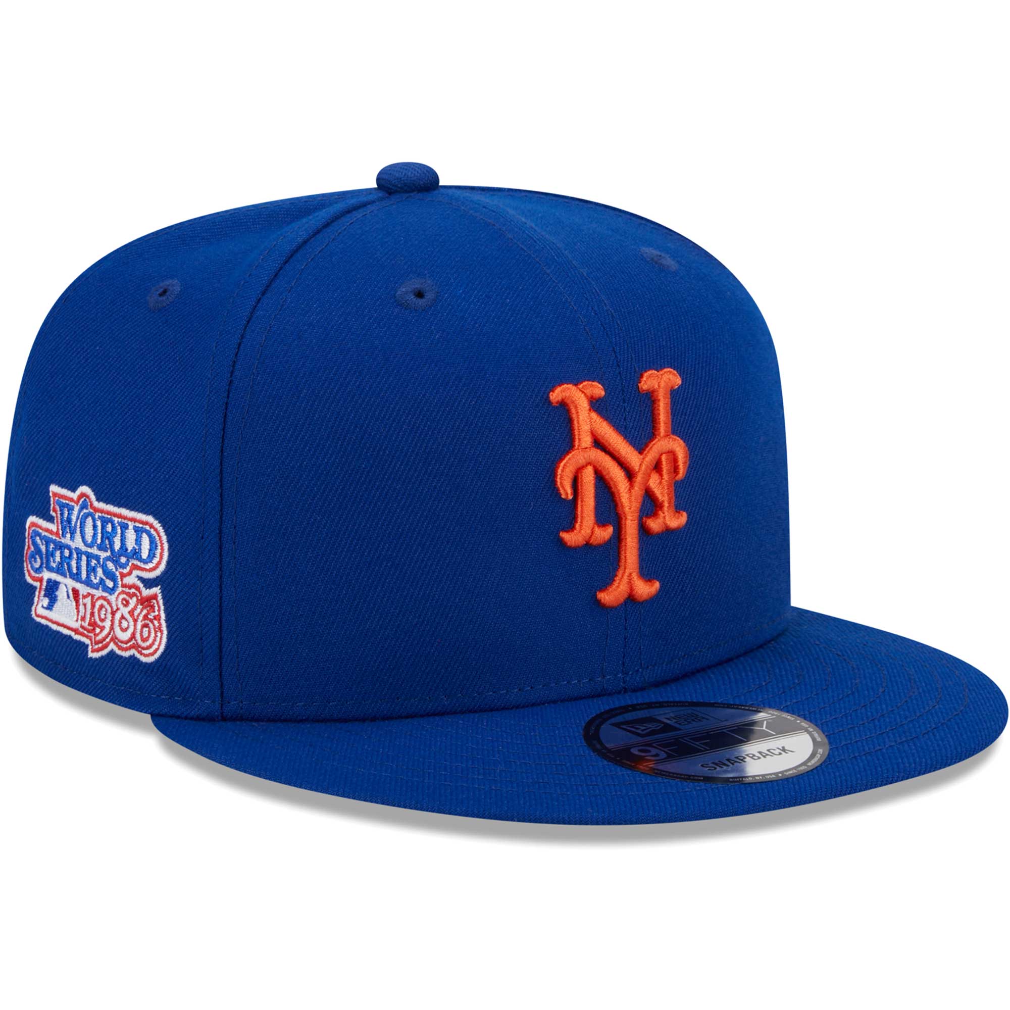 New York Mets New Era 1986 World Series Side Patch 9FIFTY Snapback Hat - Royal