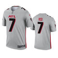Men s Atlanta Falcons Michael Vick Inverted Legend Jersey   Silver