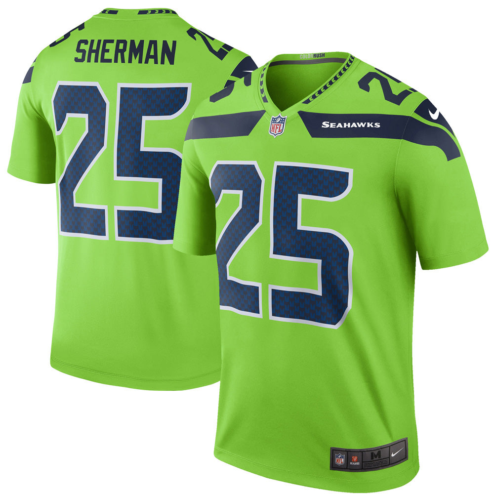 Youth Seattle Seahawks Richard Sherman Legend Jersey Green