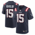 Men s Nike Nelson Agholor Navy New England Patriots Game Player Jersey