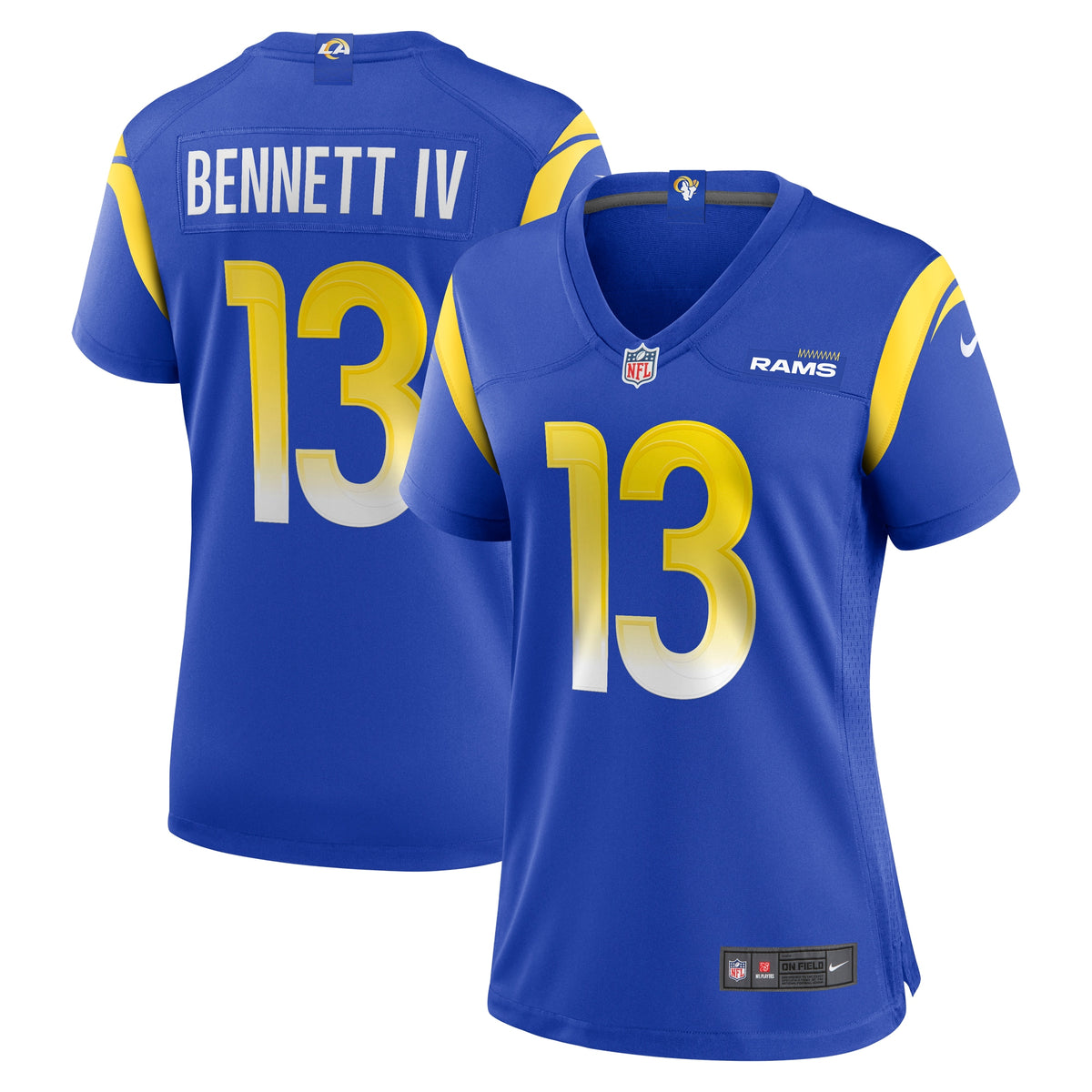Stetson Bennett Los Angeles Rams Nike Women s Team Game Jersey   Royal