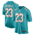 Men s Nike Jeff Wilson Jr. Aqua Miami Dolphins Game Player Jersey