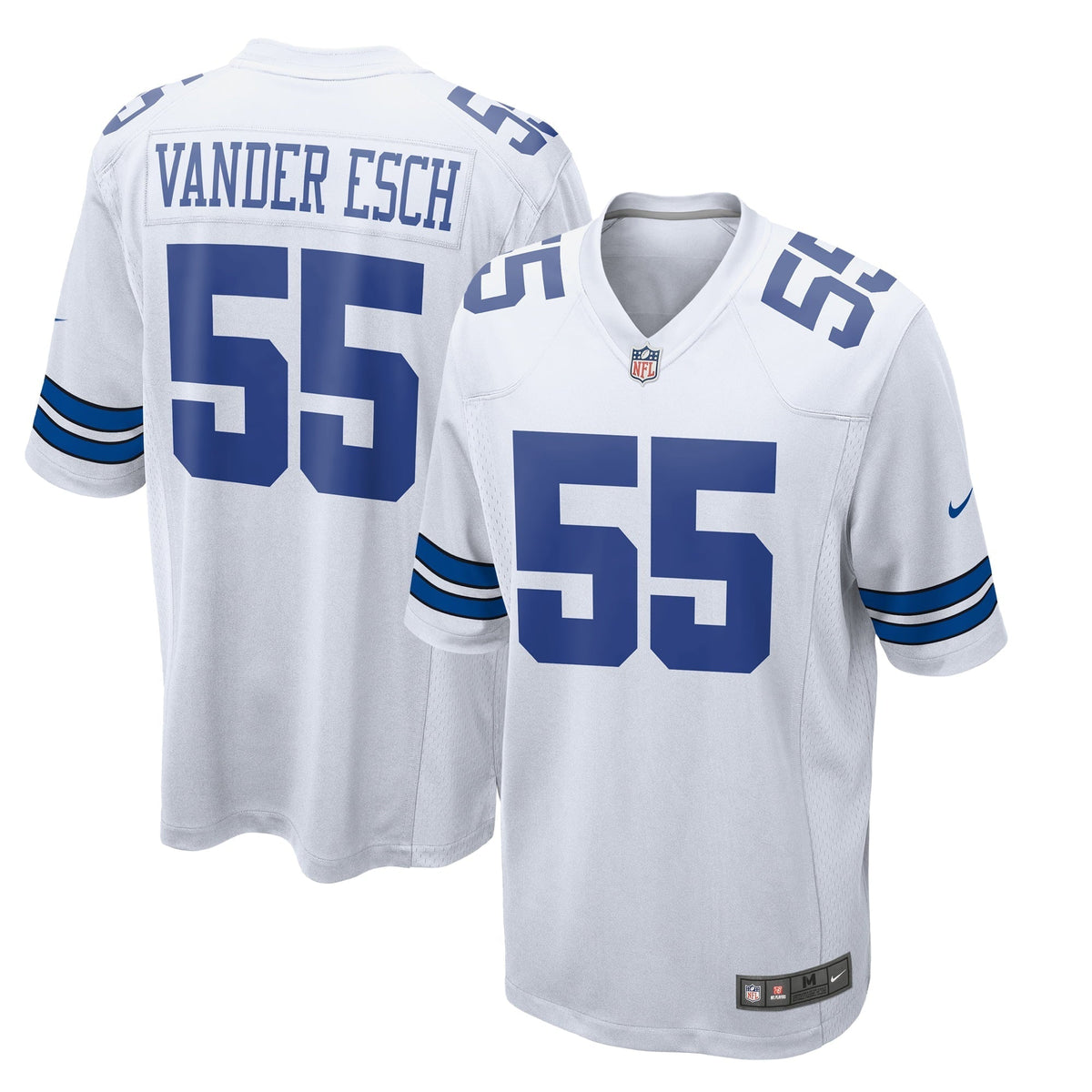 Men s Nike Leighton Vander Esch White Dallas Cowboys Team Game Jersey