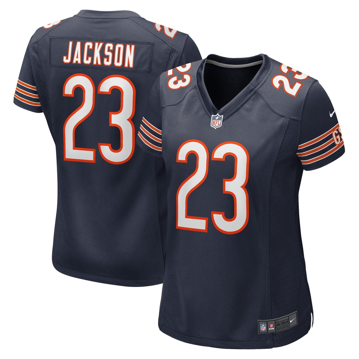 Women s Nike Lamar Jackson Navy Chicago Bears Game Player Jersey