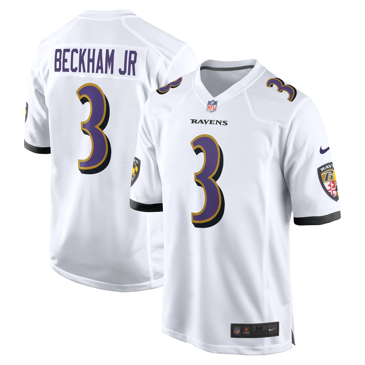 Odell Beckham Jr. Baltimore Ravens Nike Game Jersey   White