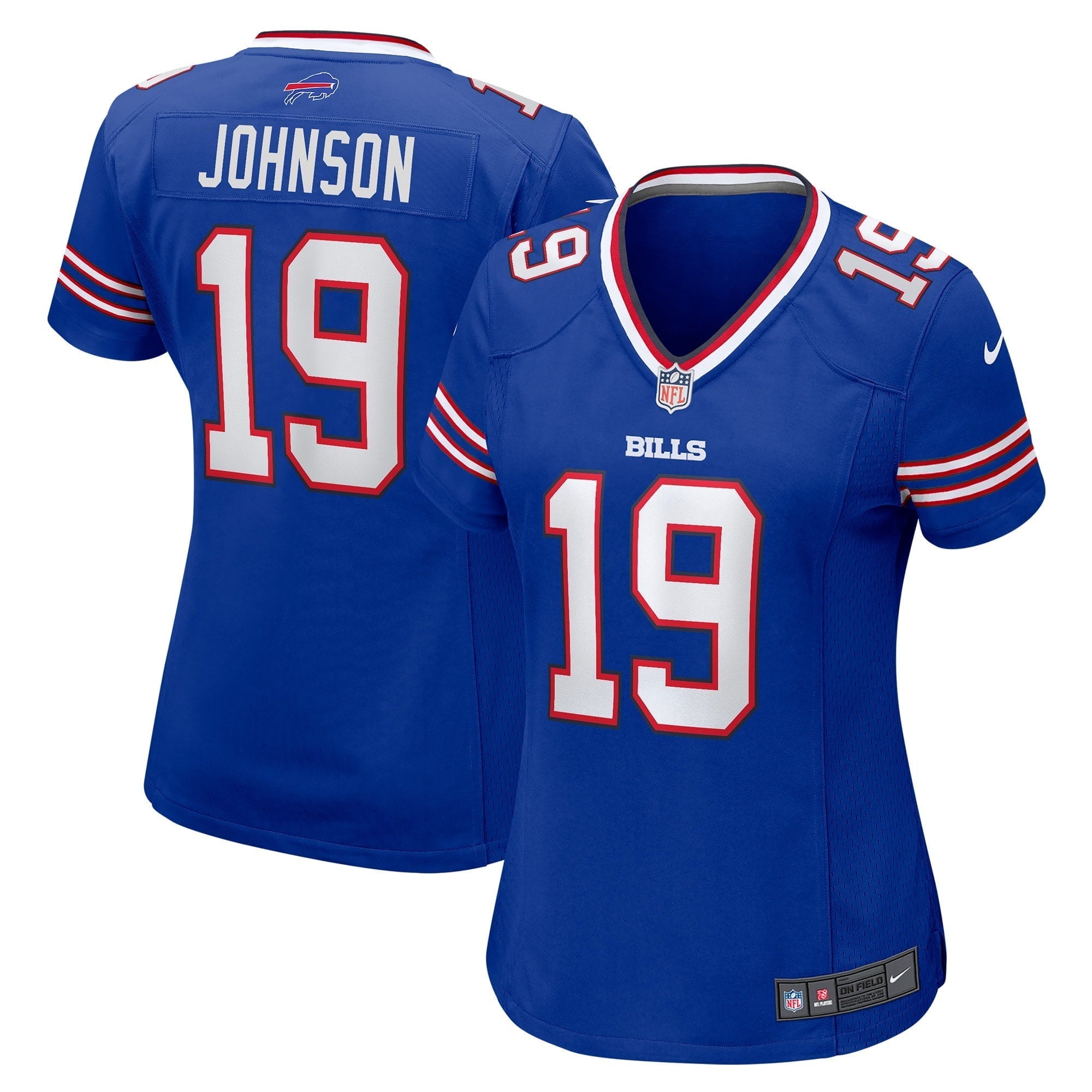 Women s Nike KeeSean Johnson Royal Buffalo Bills Home Game Player Jersey