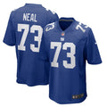 Women s Nike Evan Neal Royal New York Giants Game Player Jersey