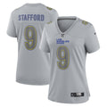 Women s Nike Matthew Stafford Gray Los Angeles Rams Atmosphere Fashion Game Jersey
