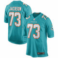 Men s Nike Austin Jackson Aqua Miami Dolphins Player Game Jersey