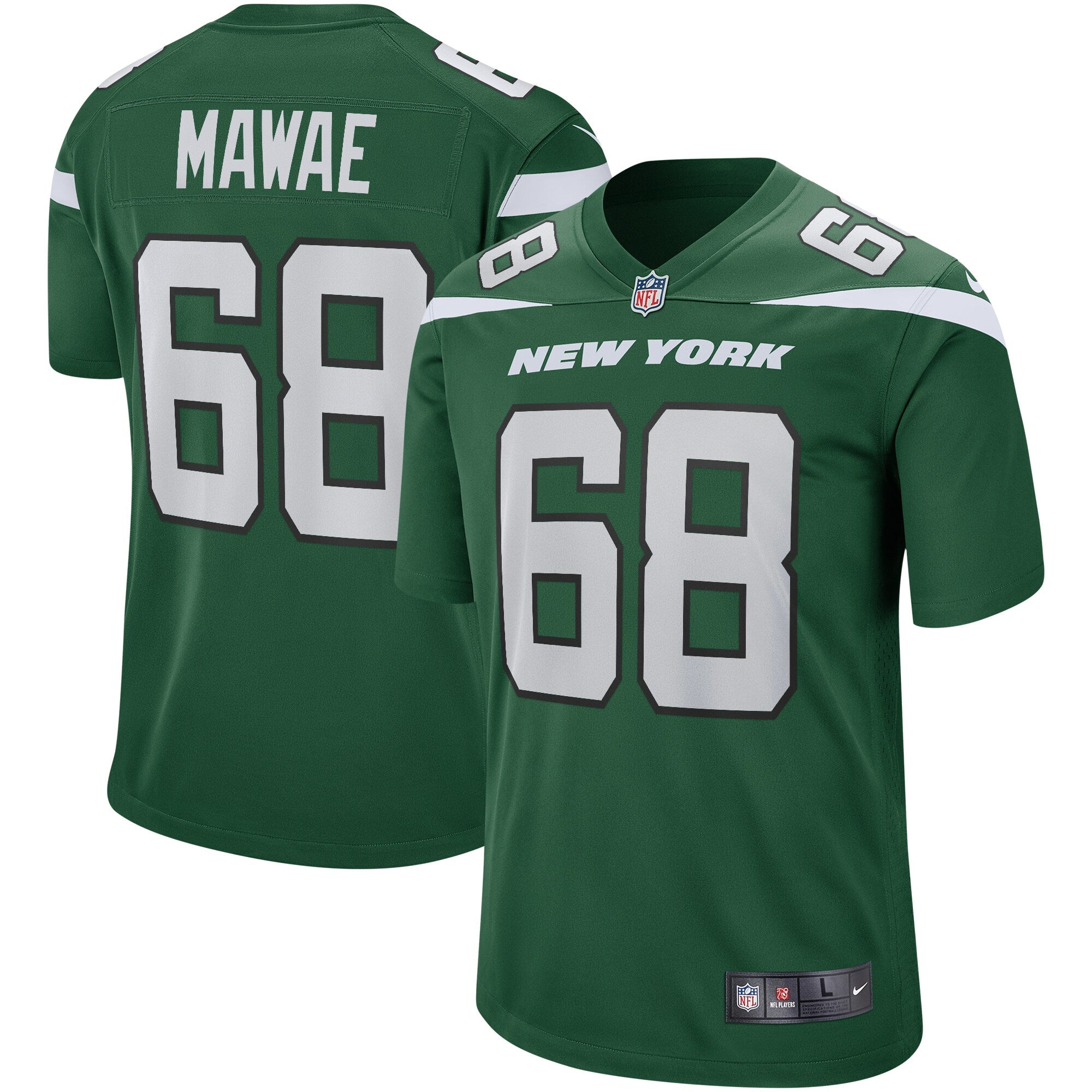 Kevin Mawae New York Jets Nike Game Retired Player Jersey   Gotham Green