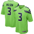 Russell Wilson Seattle Seahawks Nike Alternate Game Jersey Neon Green