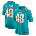 Jake Bargas Miami Dolphins Nike Home Game Player Jersey   Aqua