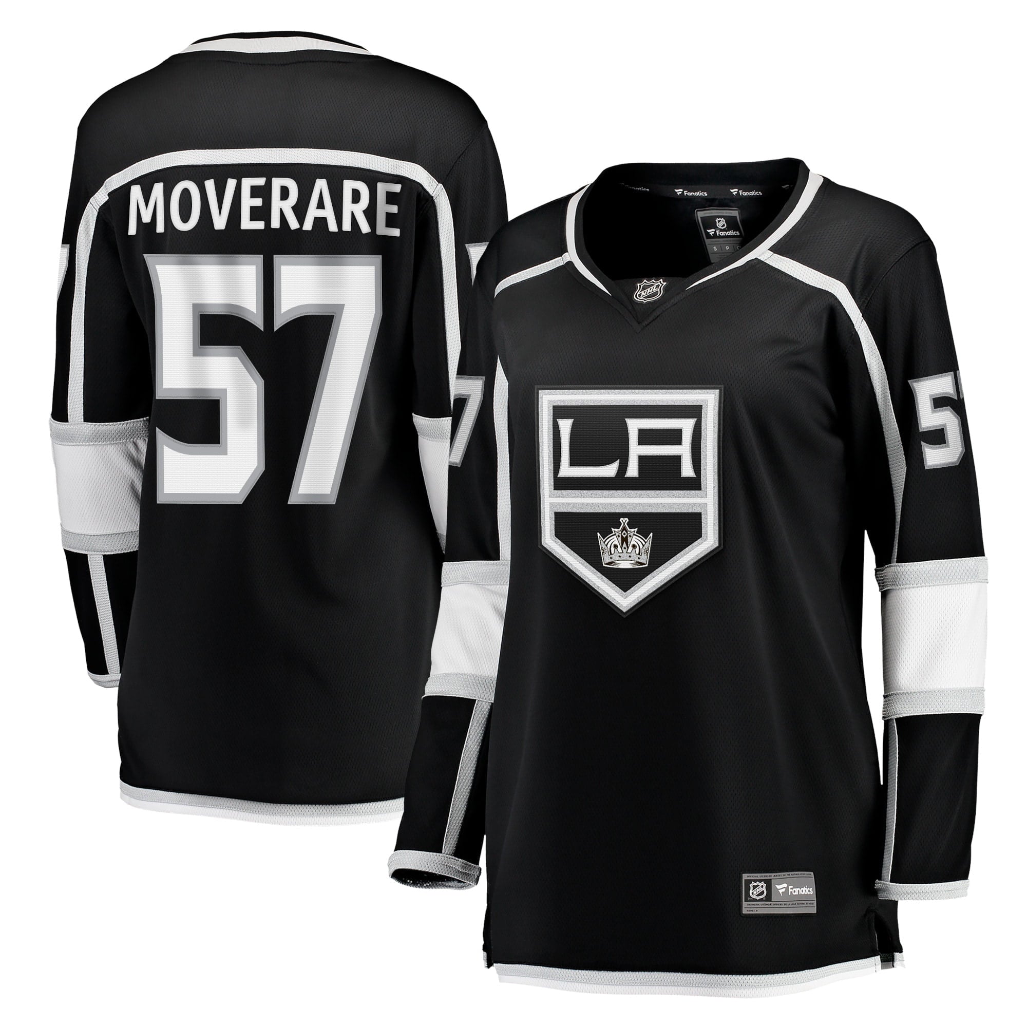 Women's Fanatics Branded Jacob Moverare Black Los Angeles Kings Home Breakaway Player Jersey