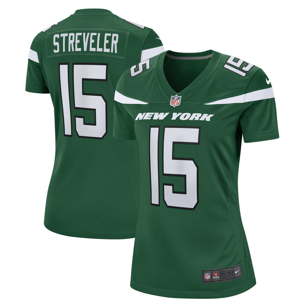 Women s Nike Chris Streveler Gotham Green New York Jets Game Player Jersey