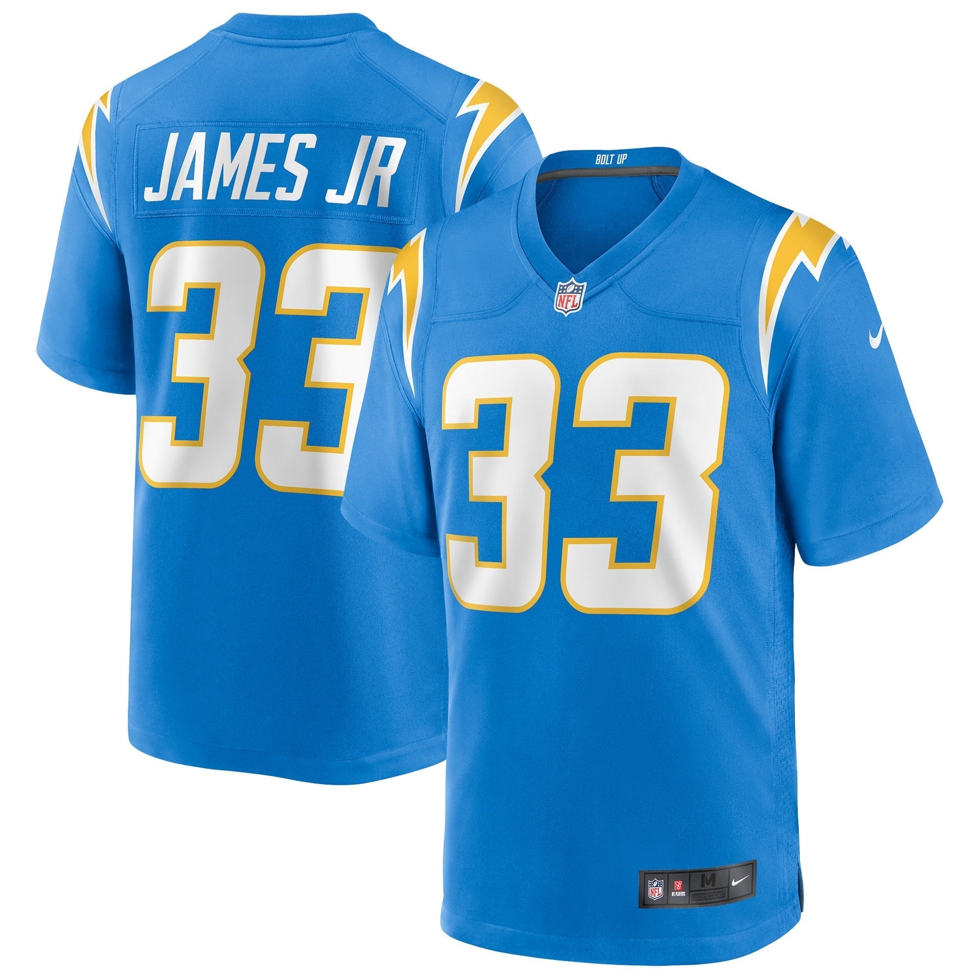 Men s Nike Derwin James Powder Blue Los Angeles Chargers Game Player Jersey