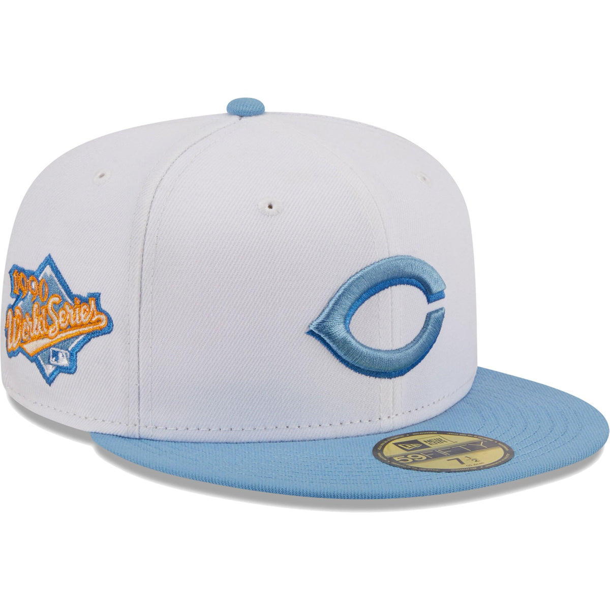 Cincinnati Reds New Era Sky 59FIFTY Fitted Hat - White