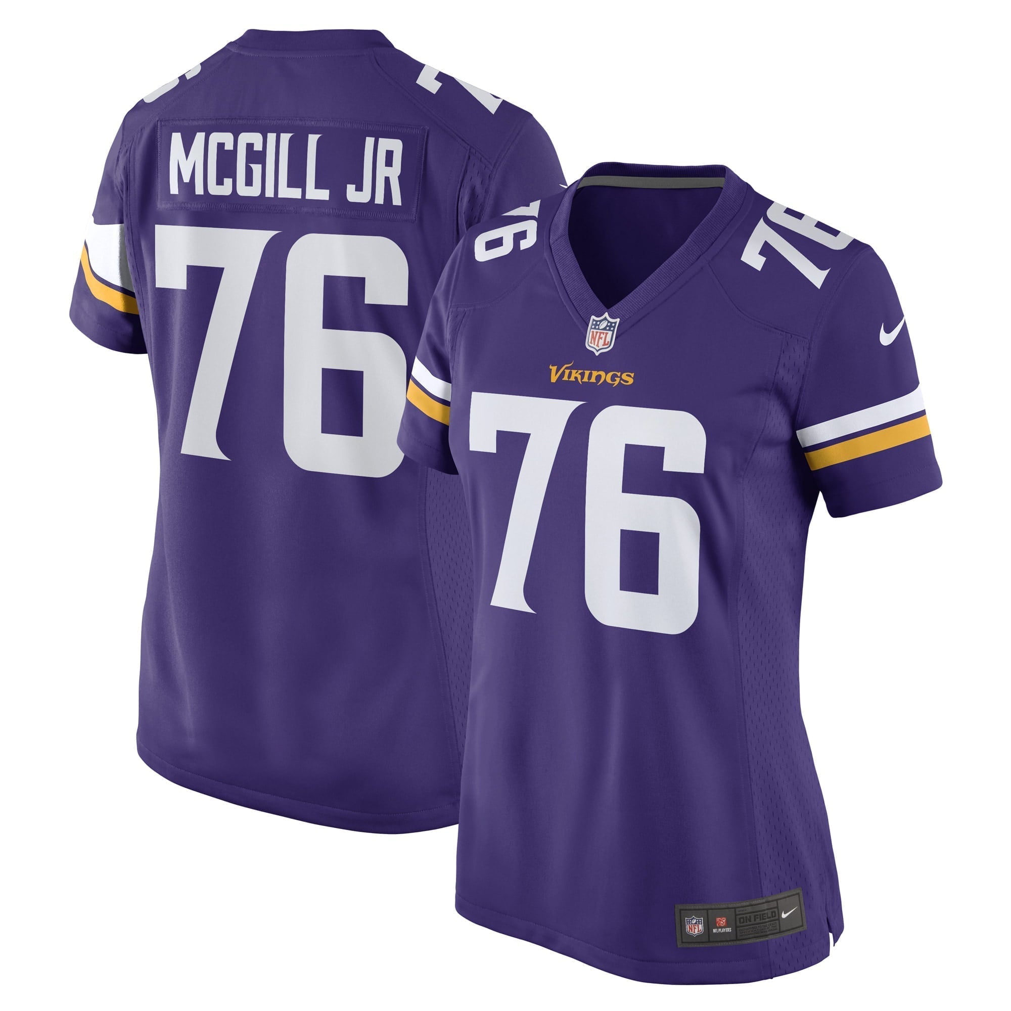Women s Nike T.Y. McGill Jr. Purple Minnesota Vikings Game Player Jersey