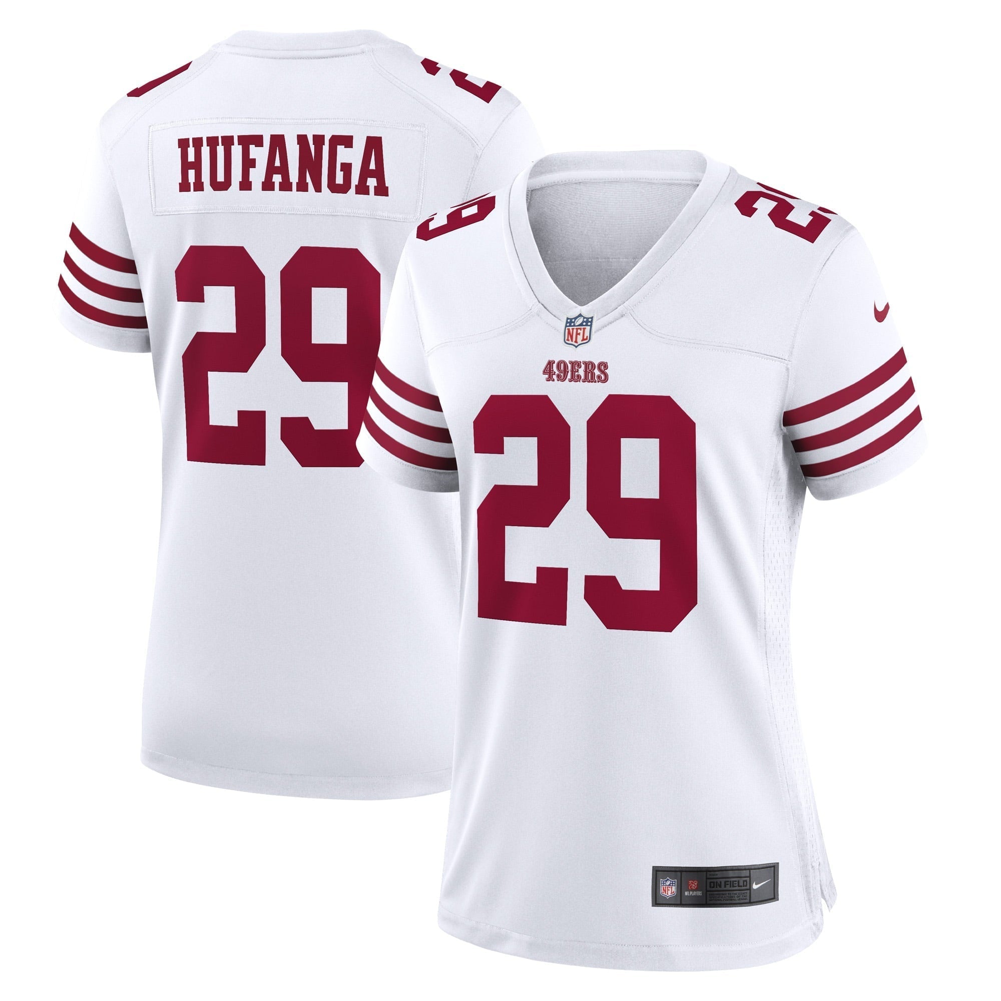 Women s Nike Talanoa Hufanga White San Francisco 49ers Away Game Player Jersey
