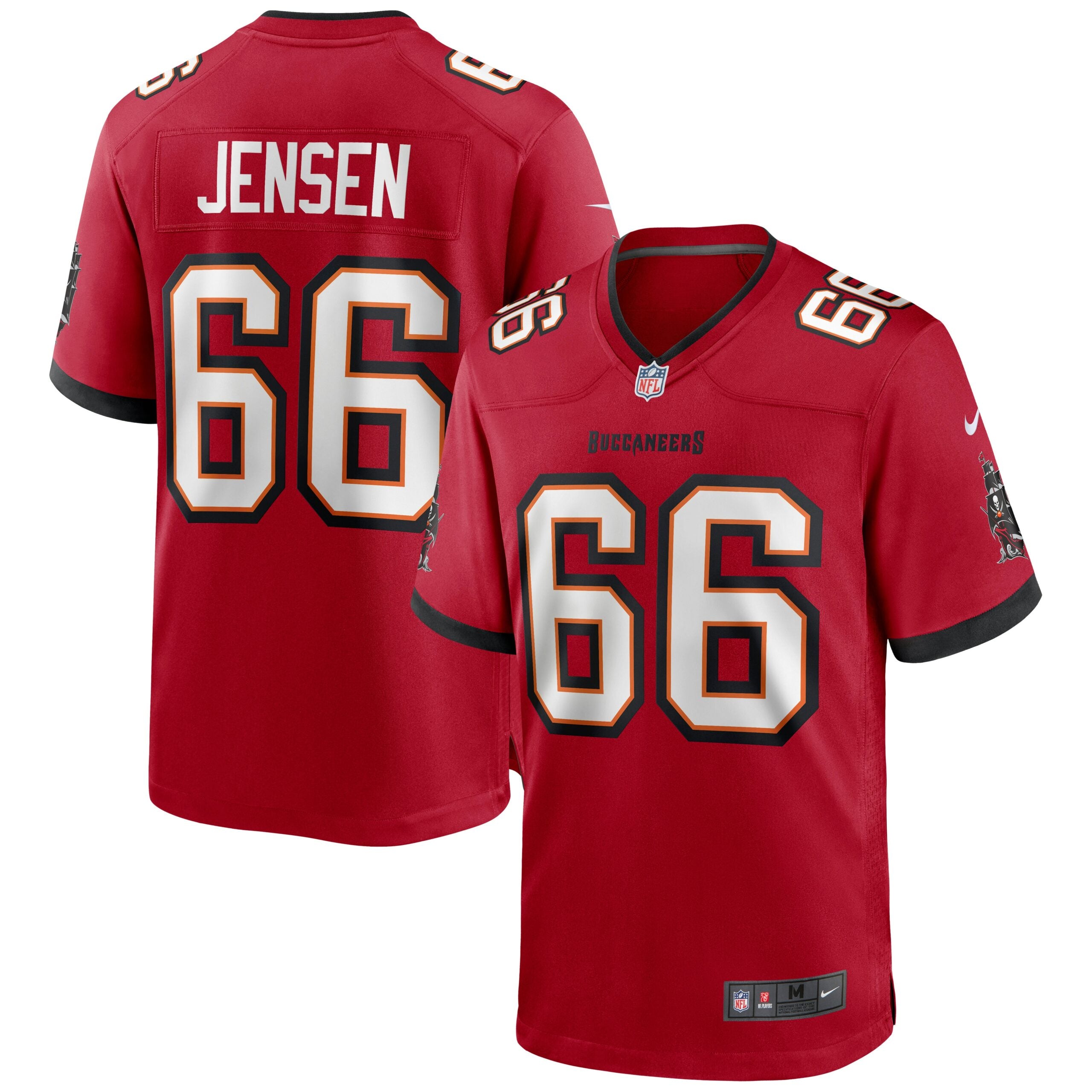 Ryan Jensen Tampa Bay Buccaneers Nike Game Jersey   Red