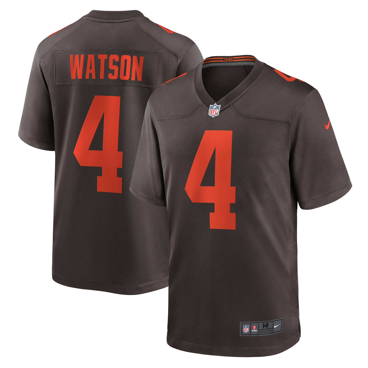 Deshaun Watson Cleveland Browns Nike Alternate Game Jersey   Brown