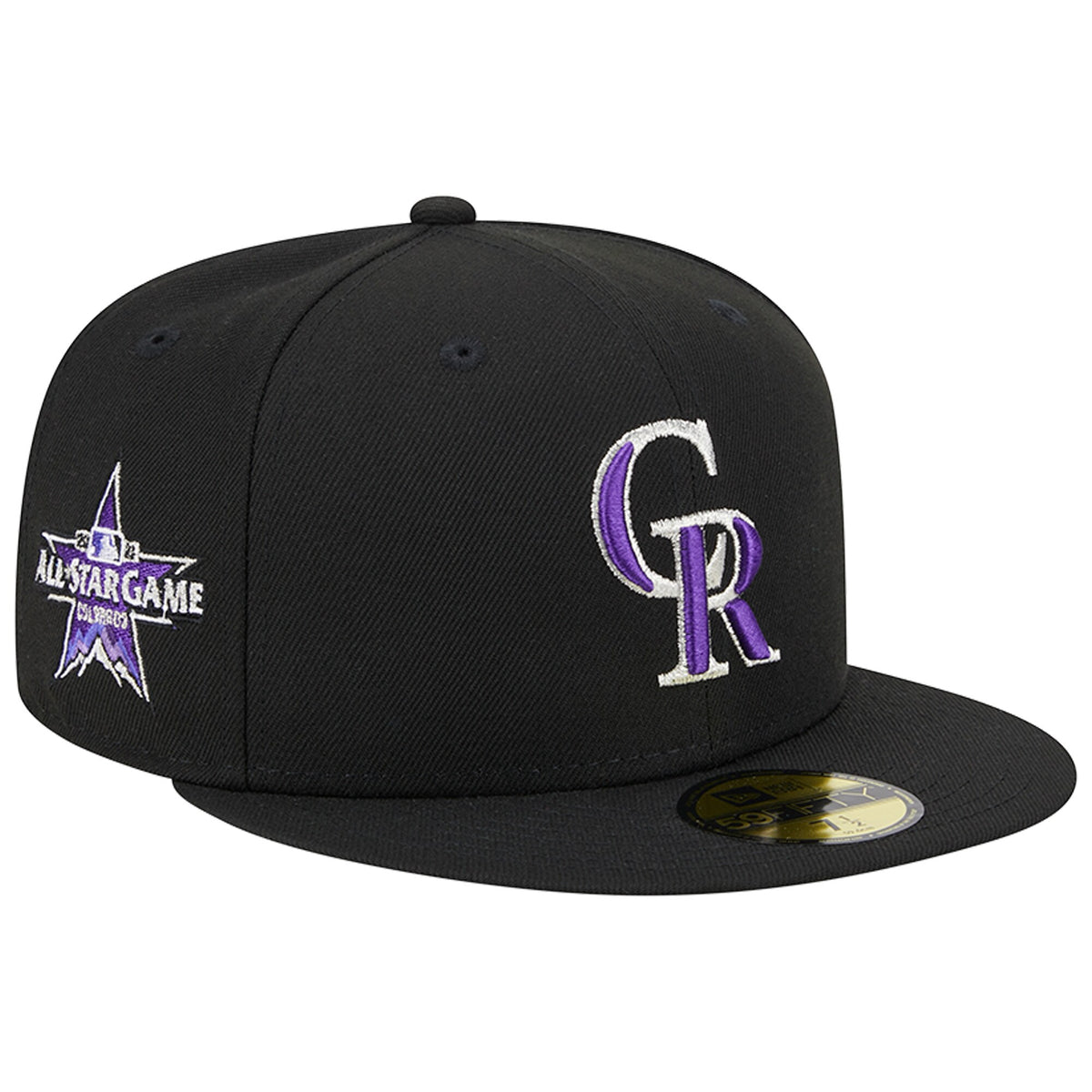 Colorado Rockies New Era 2021 MLB All-Star Game Team Color 59FIFTY Fitted Hat - Black
