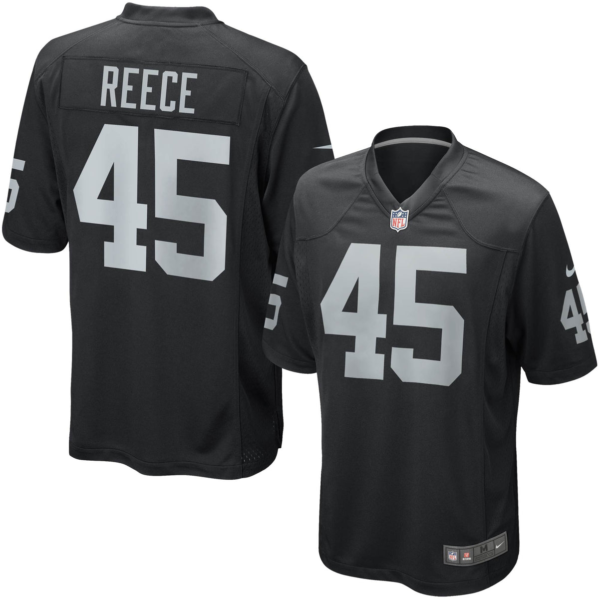 Marcel Reece Las Vegas Raiders Nike Youth Game Jersey   Black