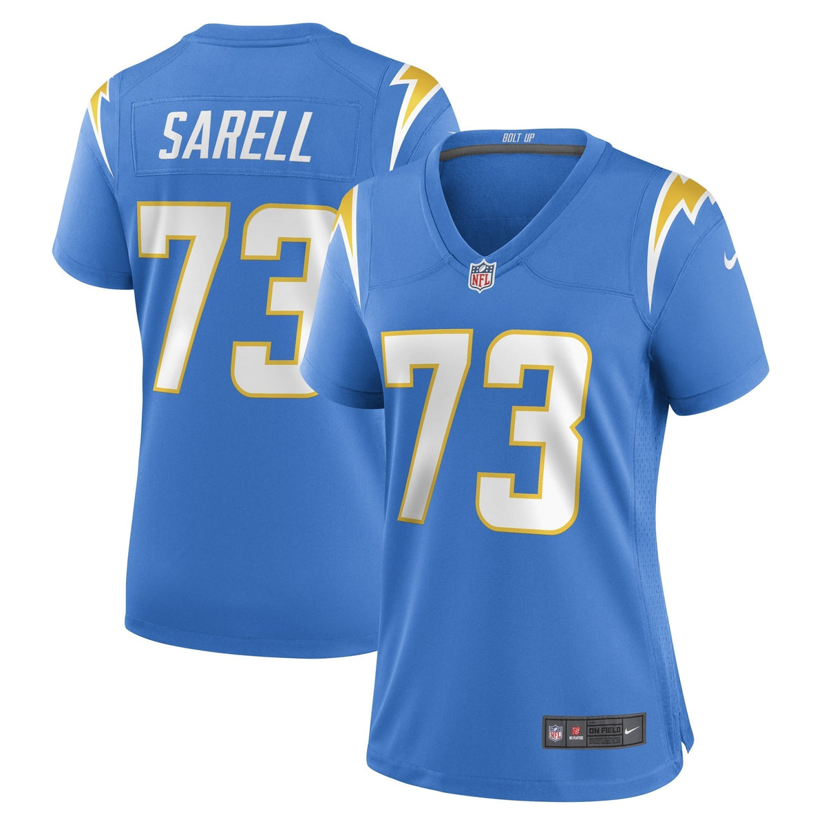 Women s Nike Foster Sarell Powder Blue Los Angeles Chargers Game Player Jersey