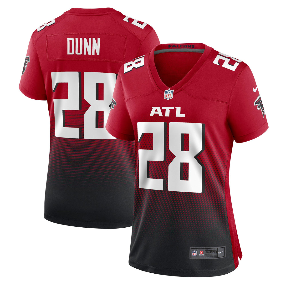 Warrick Dunn Atlanta Falcons Nike Women s Retired Game Jersey   Red