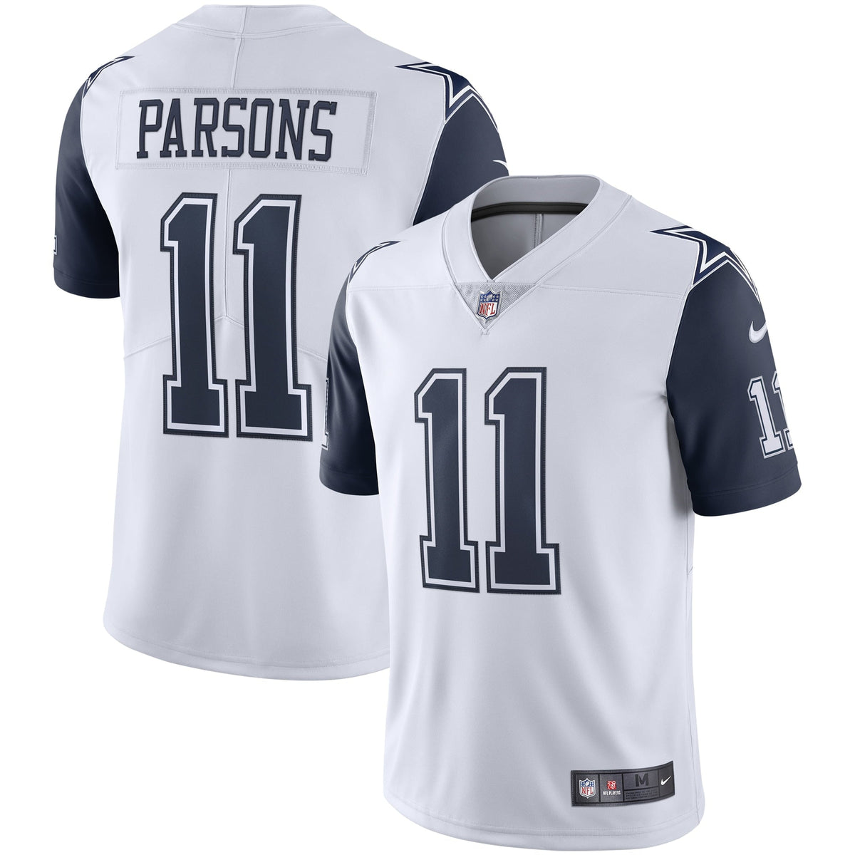 Men s Nike Micah Parsons White Dallas Cowboys Alternate 2 Vapor Limited Jersey