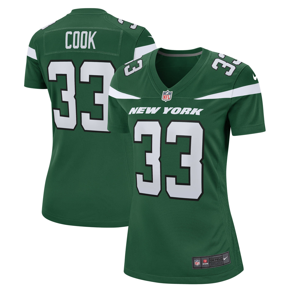 Dalvin Cook New York Jets Nike Women s Game Player Jersey   Gotham Green