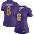 Women s Nike Lamar Jackson Purple Baltimore Ravens Color Rush Legend Player Jersey