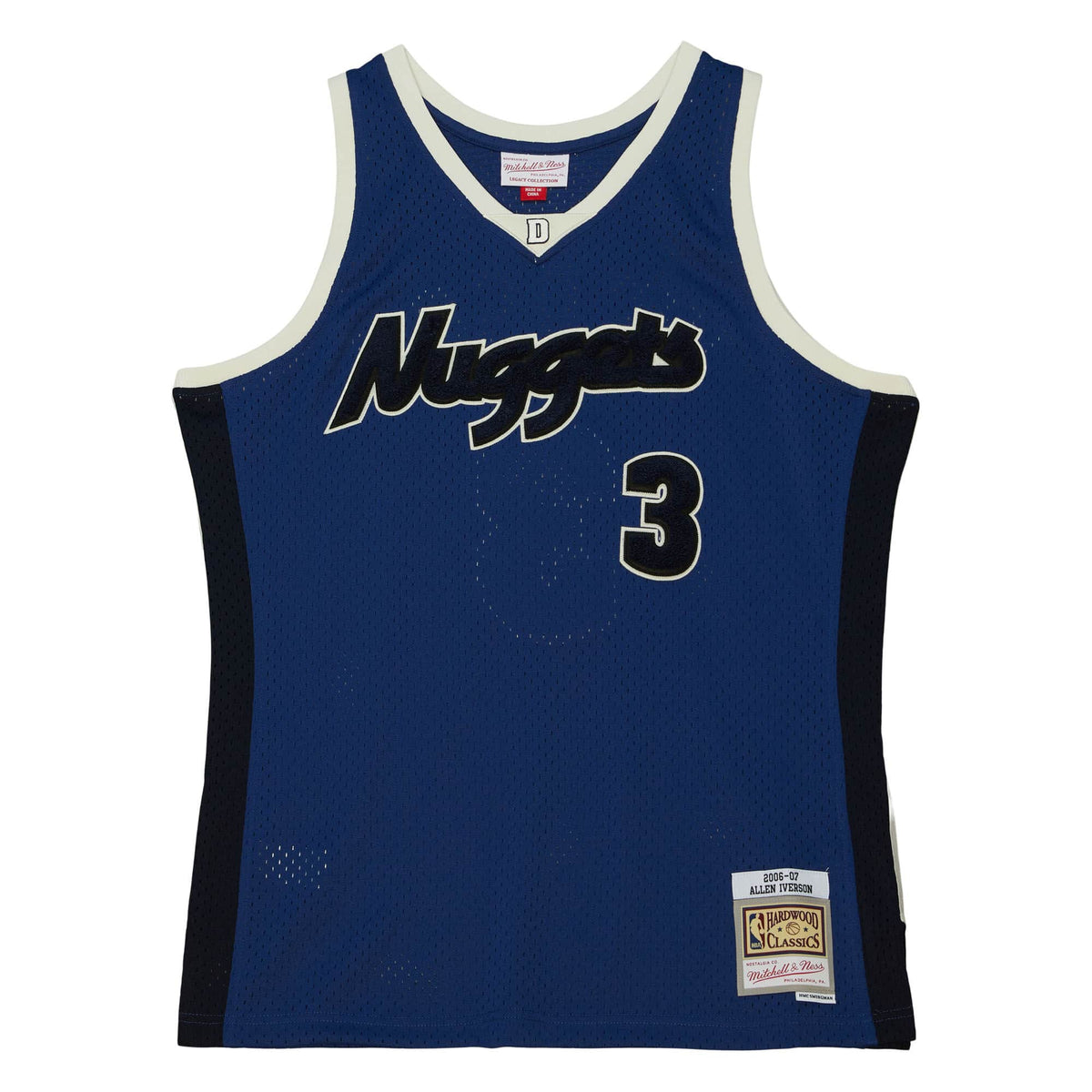 Off Court Chenille Swingman Allen Iverson Denver Nuggets 2006-07 Jersey