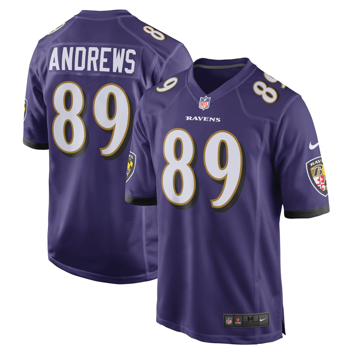 Mark Andrews Baltimore Ravens Nike Game Team Jersey   Purple