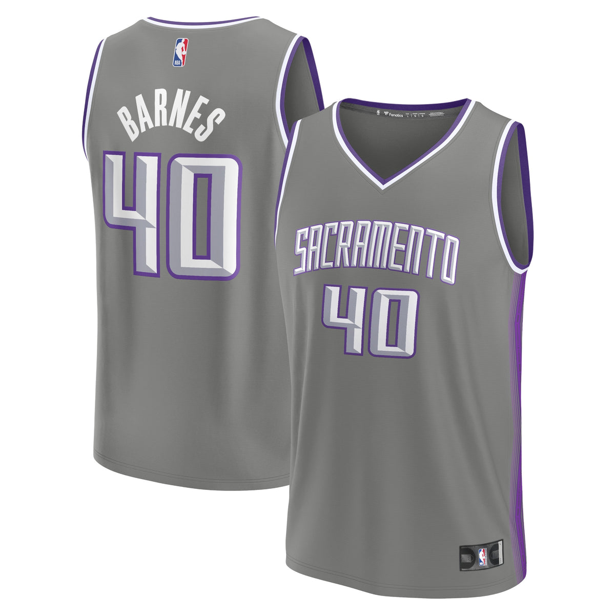 Harrison Barnes Sacramento Kings Fanatics Branded 2022/23 Fastbreak Jersey - City Edition - Gray