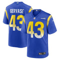Men s Nike Jake Gervase Royal Los Angeles Rams Game Player Jersey