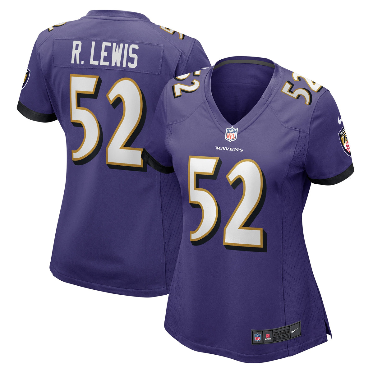 Ray Lewis Baltimore Ravens Nike Women s Retired Player Jersey   Purple