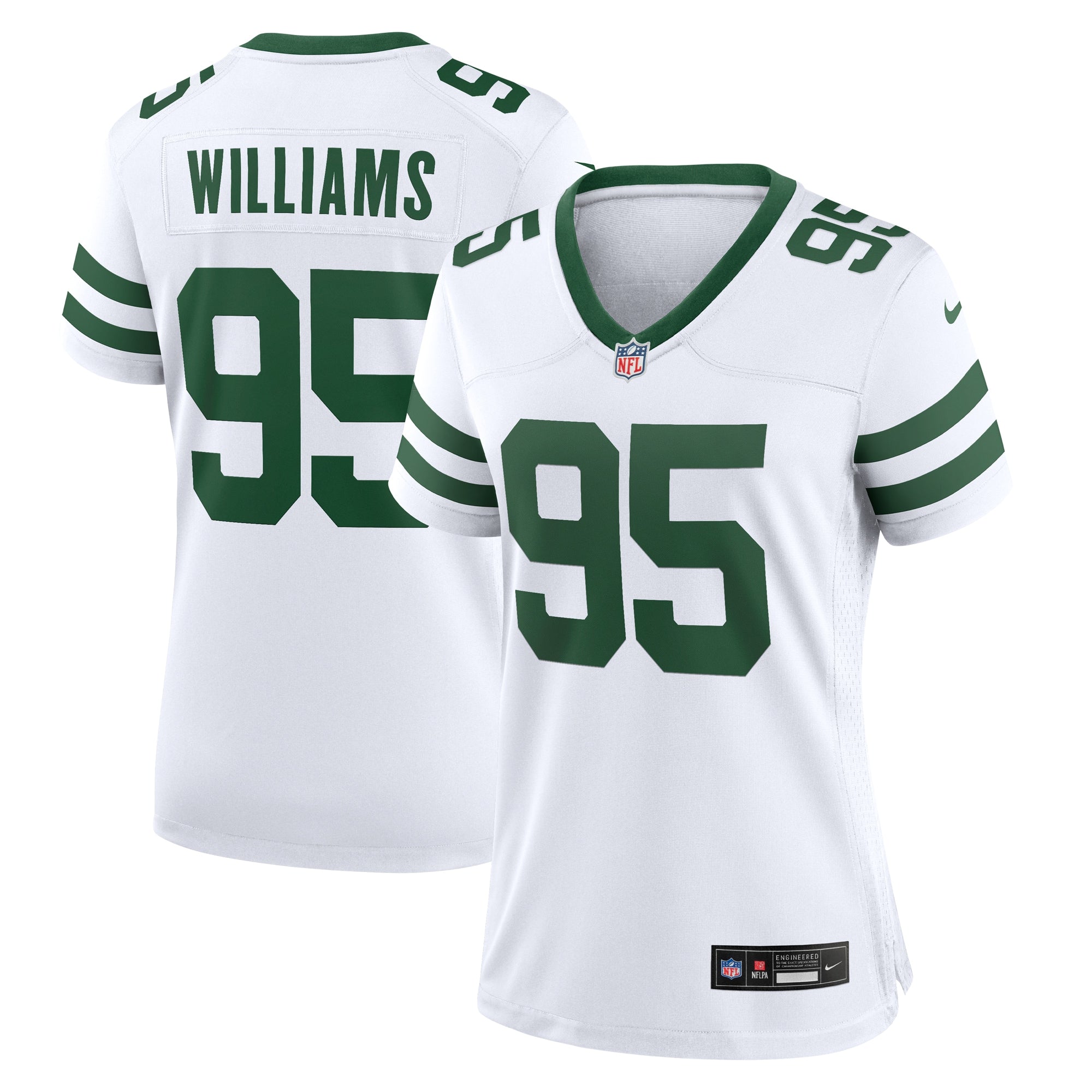 Quinnen Williams New York Jets Nike Women s Legacy Player Game Jersey   White