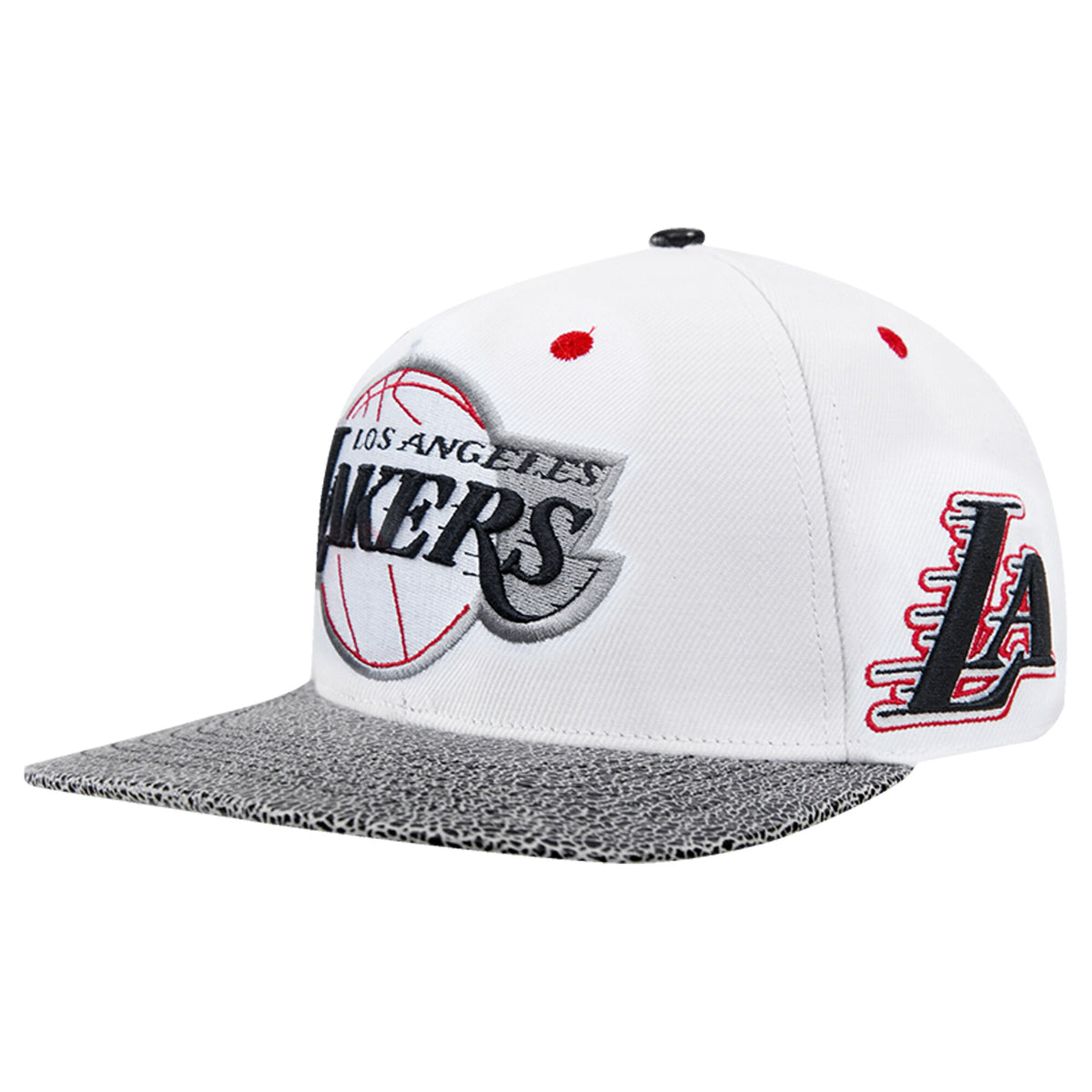 Los Angeles Lakers Pro Standard Hook Elephant Snapback Hat - White