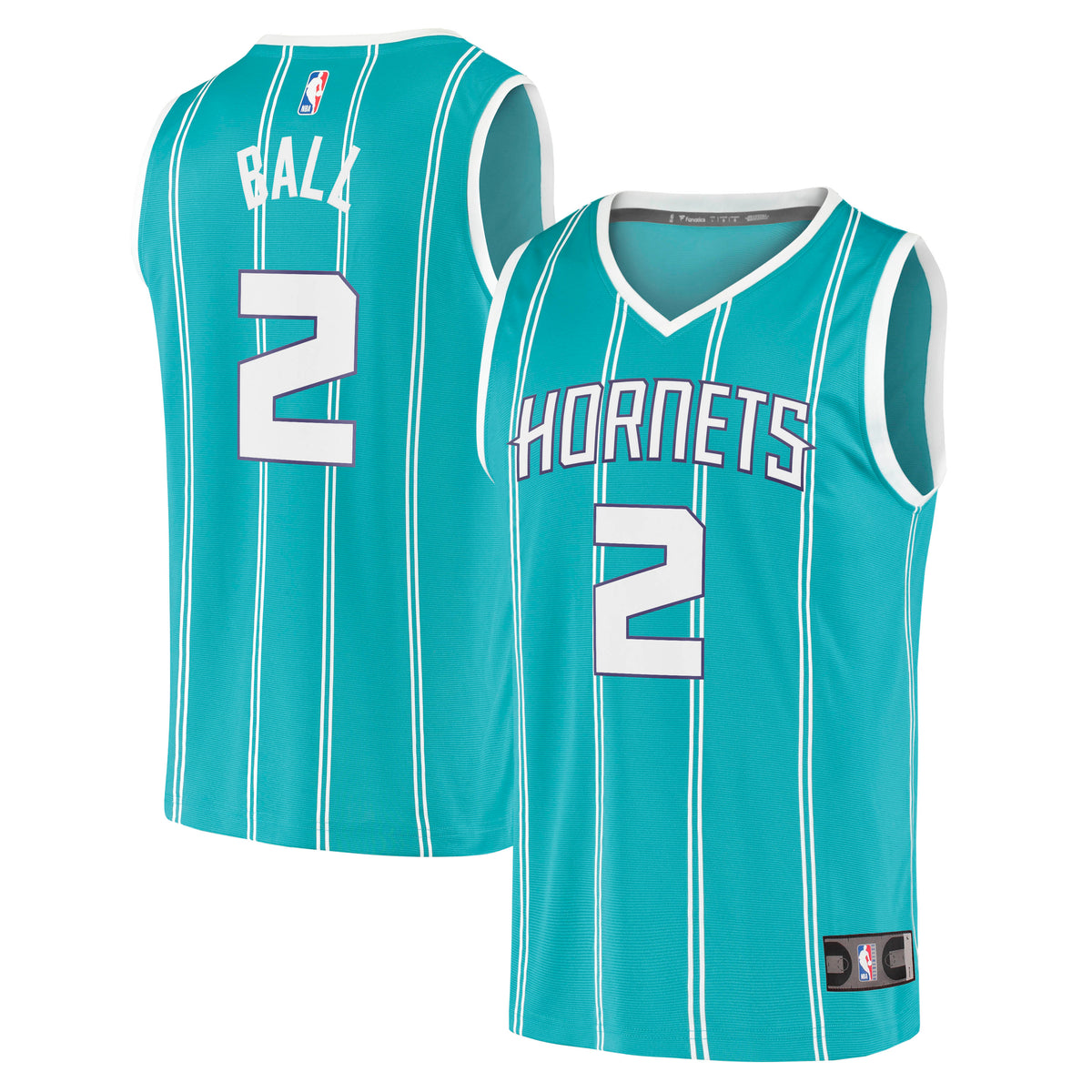 LaMelo Ball Charlotte Hornets Fanatics Branded 2020/21 Fast Break Replica Jersey - Icon Edition - Teal