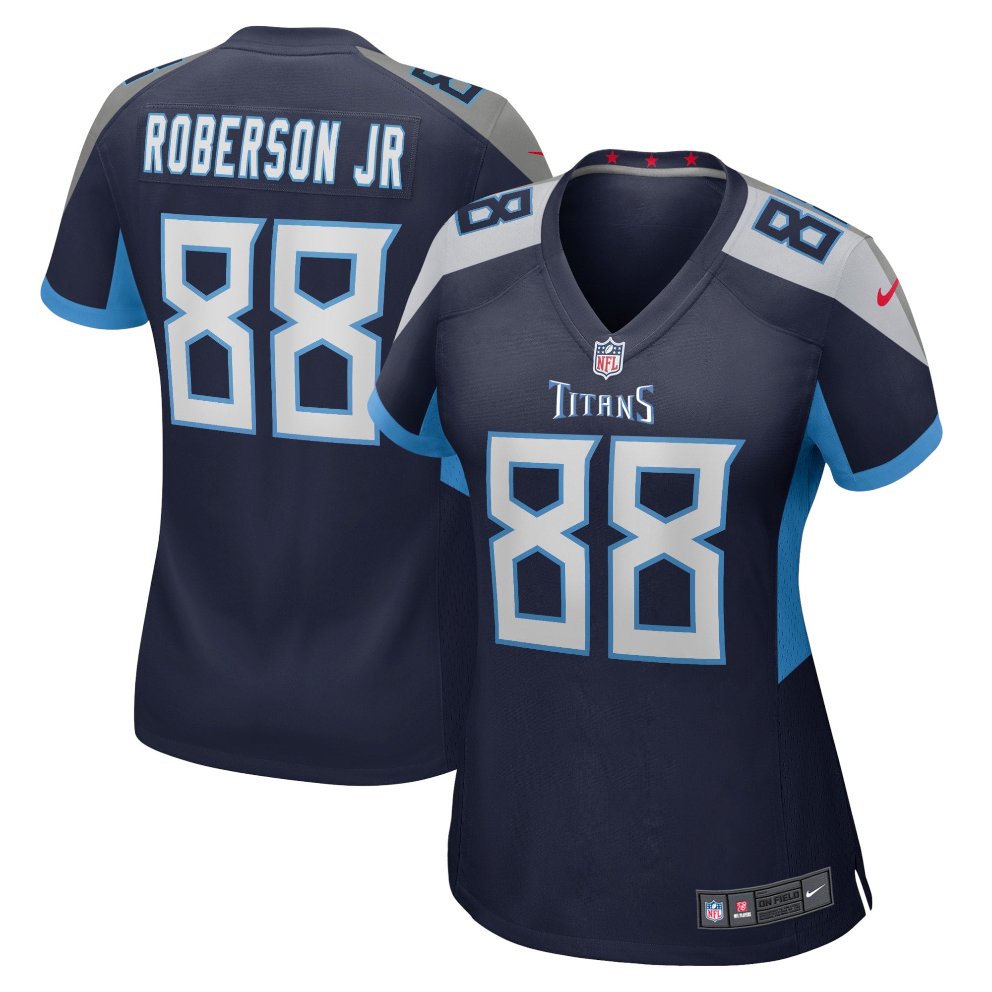 Reggie Roberson Jr. Tennessee Titans Nike Women s Home Game Player Jersey   Navy