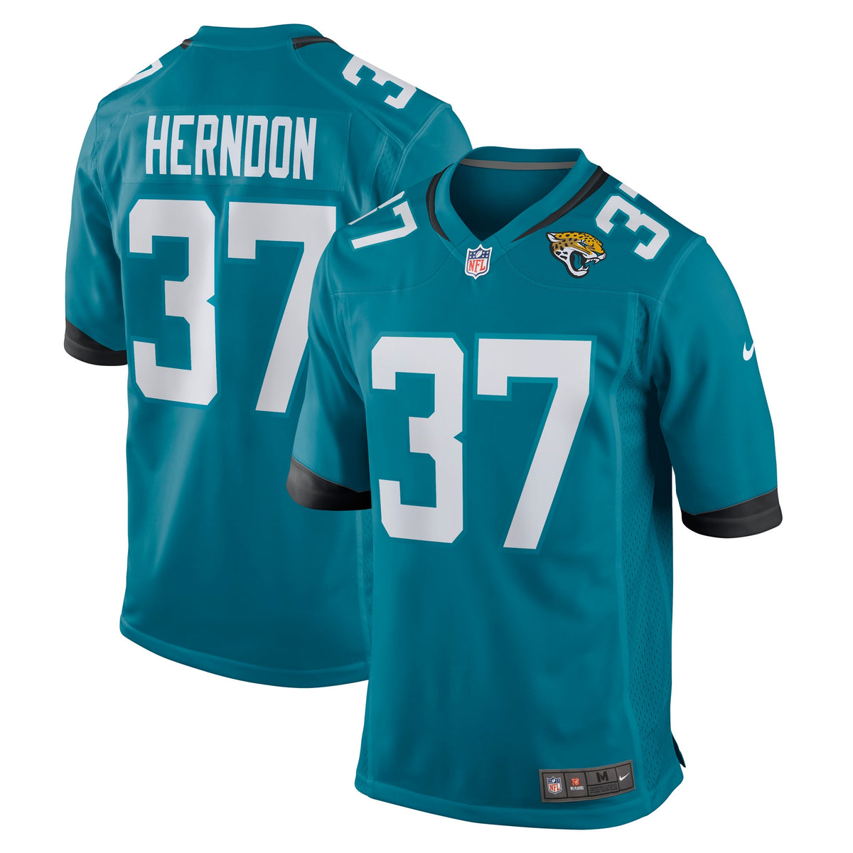 Tre Herndon Jacksonville Jaguars Nike Game Jersey   Teal