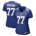 Women s Nike Jack Anderson Royal New York Giants Game Player Jersey