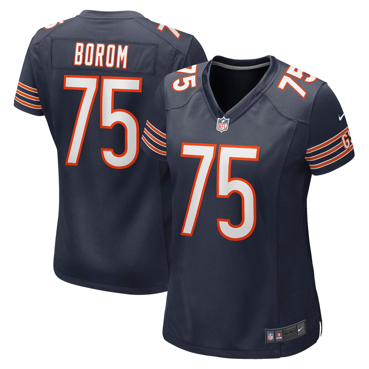 Larry Borom Chicago Bears Nike Women s Game Jersey   Navy