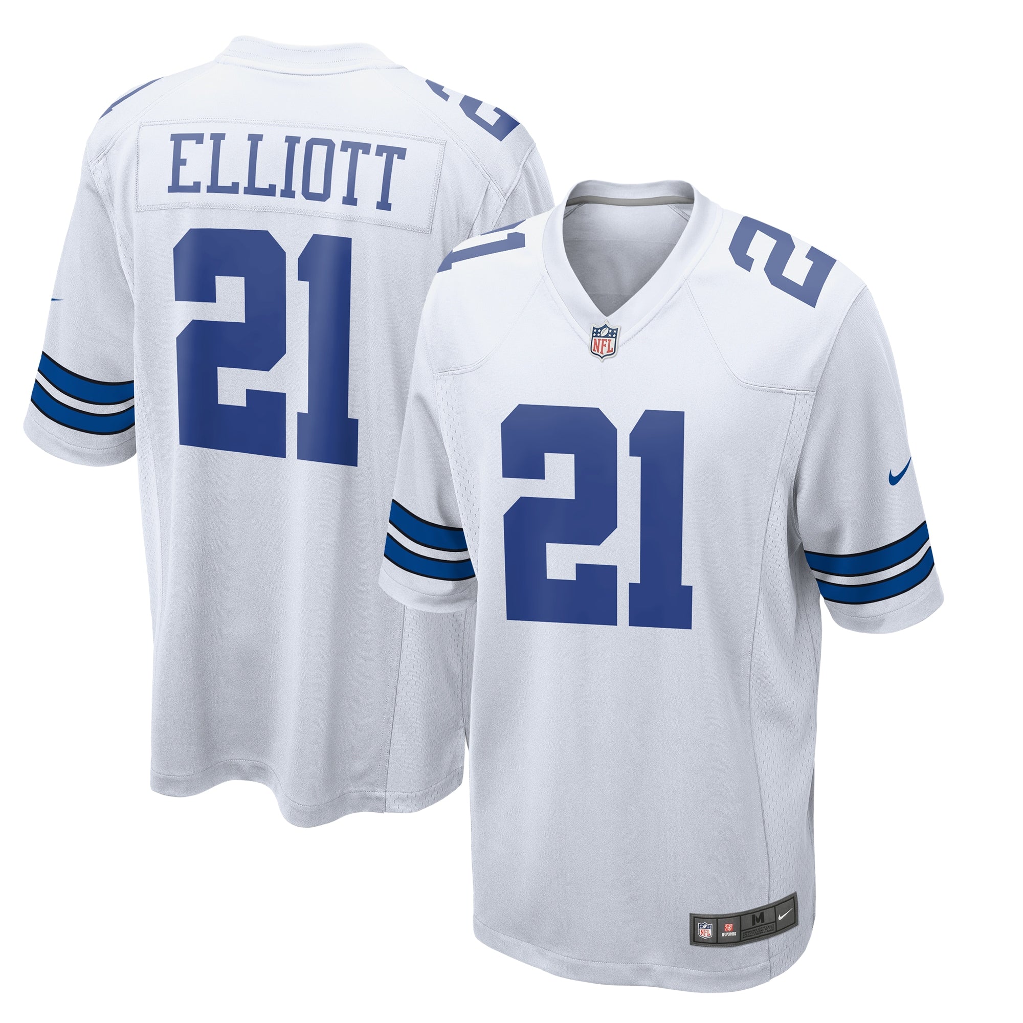 Ezekiel Elliott Dallas Cowboys Nike Team Game Jersey   White
