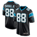 Terrace Marshall Jr. Carolina Panthers Nike 2021 NFL Draft Pick Player Game Jersey   Black