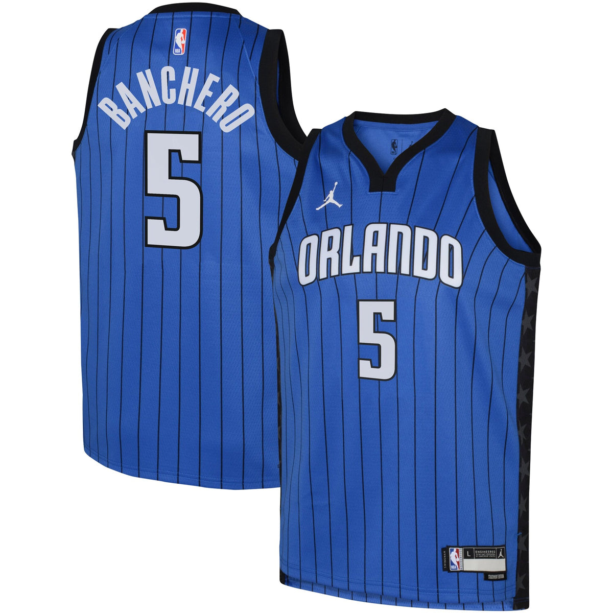 Paolo Banchero Orlando Magic Jordans Brand Youth Swingman Jersey - Statement - Royal