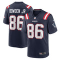 Lynn Bowden Jr. New England Patriots Nike Home Game Player Jersey   Navy
