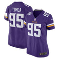 Khyiris Tonga Minnesota Vikings Nike Women s Home Game Player Jersey   Purple