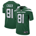 Men s Nike Lawrence Cager Gotham Green New York Jets Team Game Player Jersey