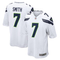 Men s Nike Geno Smith White Seattle Seahawks Game Player Jersey